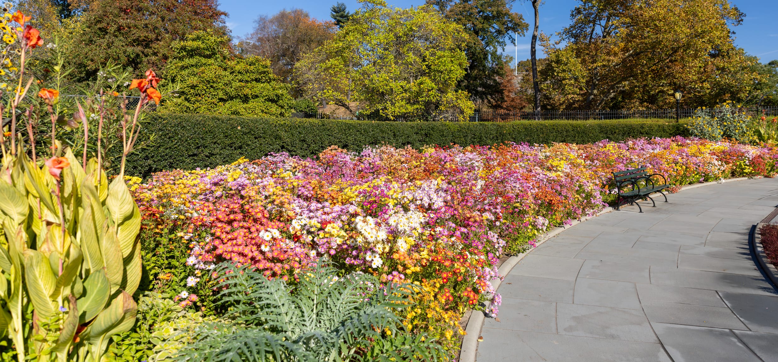 The Conservatory Garden in Central Park, New York City